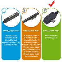 13W Microsoft Surface 3 1645 Chargeur Adaptateur Original + Cordon