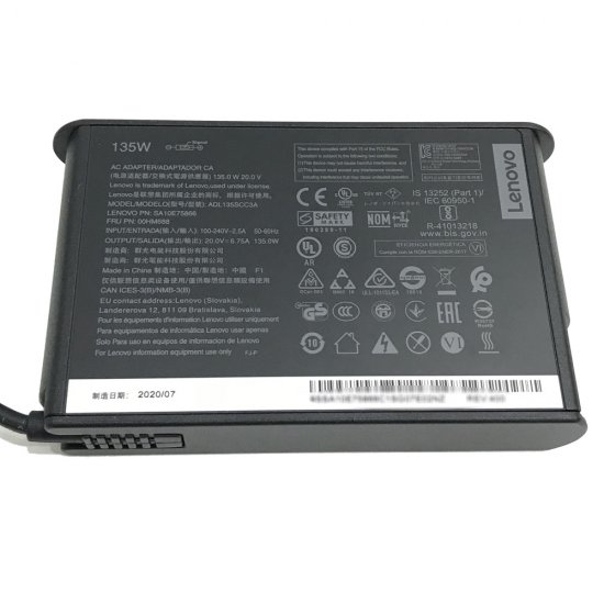 135W Slim Lenovo ThinkPad P1 2nd Gen 20QT0035IU AC Adaptateur Original - Cliquez sur l'image pour la fermer