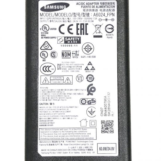 24V Samsung HWH7500 Sound bar Alimentation AC Adaptateur Original - Cliquez sur l'image pour la fermer