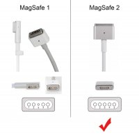 45W Apple MacBook Air MD760T/B Magsafe 2 Adaptateur Chargeur