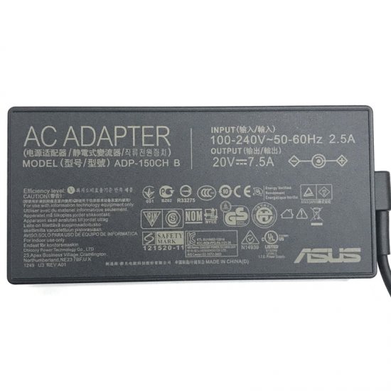 Chargeur Adaptateur 150W Asus TUF FX505DT-AL087T Original + Cordon - Cliquez sur l'image pour la fermer