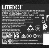 Acer ConceptD 5 CN516-72G-72EJ Alimentation AC Adaptateur 330w