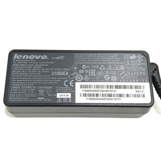 65W Lenovo Thinkpad E531 6885-5WS 6885-5DU Adaptateur Original+Cordon - Cliquez sur l'image pour la fermer