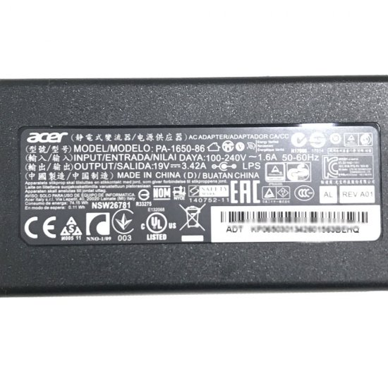 65W Acer Swift 3 SF315-52-58BP Adaptateur Chargeur Original +Cordon - Cliquez sur l'image pour la fermer