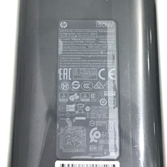 150W HP OMEN 15-en0004nu 15-en0014nw 15-en0045AX Alimentation - Cliquez sur l'image pour la fermer