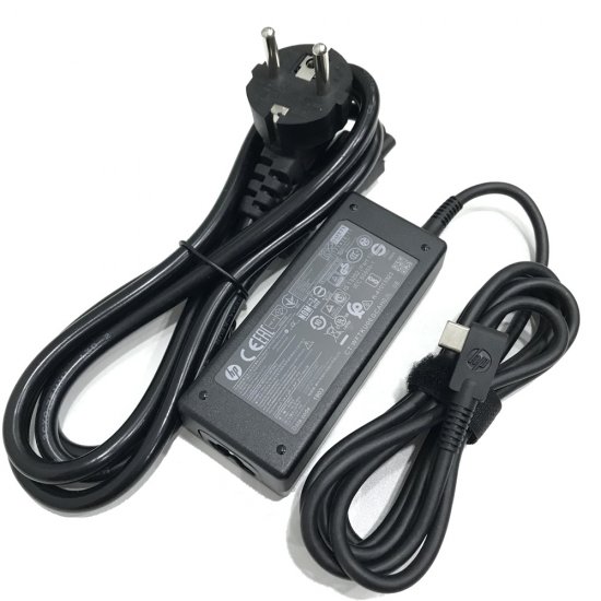 45W HP Spectre 13-v105ng 1DL42EA USB-C Adaptateur Original + Cordon - Cliquez sur l'image pour la fermer