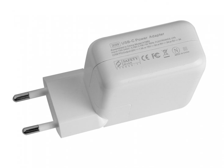 30W Apple iPhone XS A1921 MT5A2LL/A USB-C Chargeur Adaptateur - Cliquez sur l'image pour la fermer