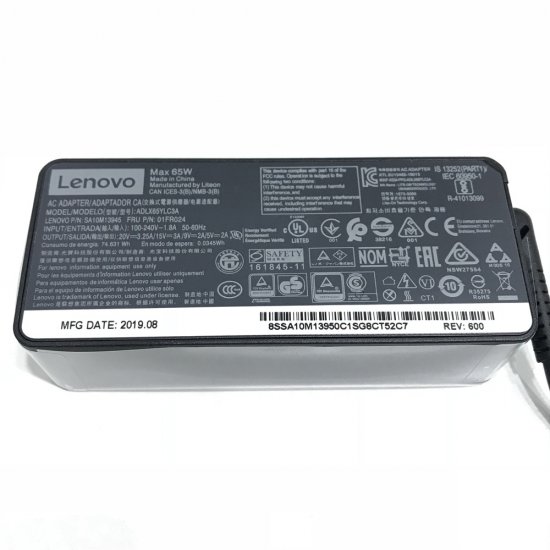 65W USB-C Lenovo ThinkPad T495s 20QJ0008US Chargeur Original+Cordon - Cliquez sur l'image pour la fermer