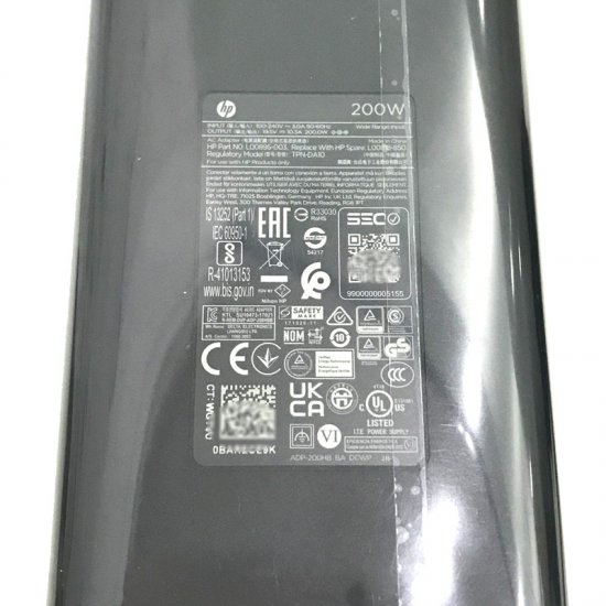 200W HP Zbook 17 G4 AC Adaptateur Chargeur Original + Cordon - Cliquez sur l'image pour la fermer