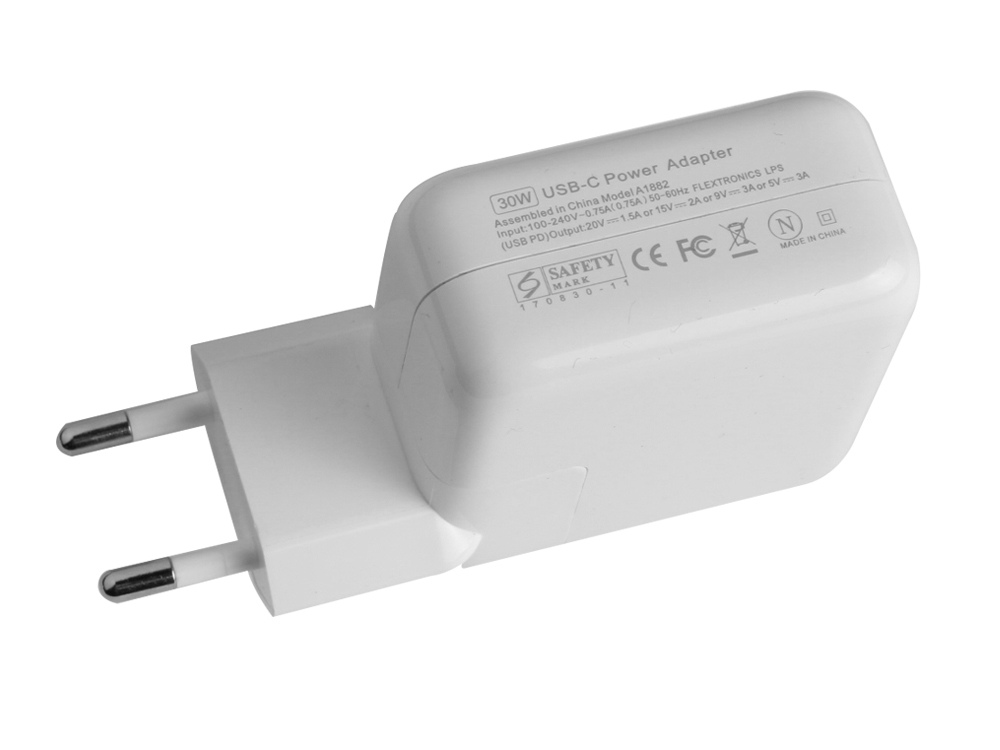 30W Apple iPad Pro 12.9 A1584 ML0G2LL/A USB-C Chargeur Adaptateur